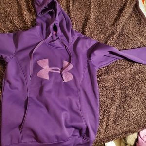 Under army purple sweat shirt
